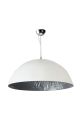 Lampa wisząca Loft ETH Mezzo Tondo biała srebrna