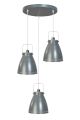 Lampa wisząca Loft ETH Acate 3 szara