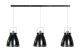 Lampa wisząca Loft ETH Acate 3 czarna