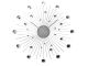 Zegar ścienny Sunburst Crystal Duży 50cm