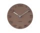 Zegar ścienny Karlsson On The Edge Brązowy