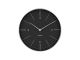 Zegar ścienny Karlsson Normann Czarny