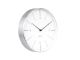 Zegar ścienny Karlsson Normann Biały