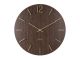 Zegar ścienny Karlsson Meek MDF ciemne drewno