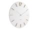 Zegar ścienny Karlsson Meek MDF biały