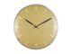 Zegar ścienny Karlsson Leaf mustard yellow 