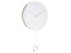 Zegar ścienny Karlsson Pendulum metal white 