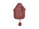 Zegar ścienny Modern Cuckoo ABS ochre red z kukułką Karlsson