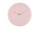 Zegar ścienny Karlsson Sole polyresin różowy mat