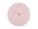 Zegar ścienny Karlsson Sole polyresin różowy mat
