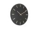 Zegar ścienny Charm steel czarny Karlsson