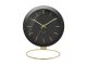 Zegar stolikowy Globe czarny