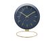 Zegar stolikowy Globe granatowy