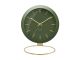 Zegar stolikowy Globe moss zielony