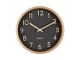 Zegar stolikowy Pure wood grain black Karlsson