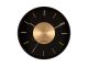 Zegar ścienny Gold Disc black Karlsson