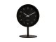 Table clock Stark iron matt black