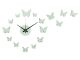 Zegar ścieralny DIY Motyl, delikatny zielony Karlsson