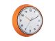 Zegar ścienny Modern Retro jasnopomarańczowy Karlsson