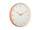 Zegar ścienny Lined Numbers pomarańczowy Karlsson