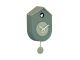Wall clock Grato Cuckoo jungle green w. grayed jade