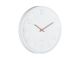 Biały zegar ścienny Calma Karlsson