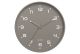 Szary zegar ścienny Orgullo Classic Karlsson