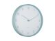 Niebieski zegar ścienny Sencillez Misty Karlsson