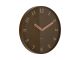 Brązowy Zegar ścienny Amena Karlsson