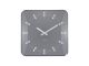 Szary Zegar ścienny Sucinto Dome square cool Karlsson
