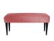 Leitmotiv ławka Luxurious aksamit różowa