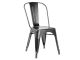 Dining chair Dazzle metallic black