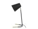 Lampa biurkowa Leitmotiv Noble metal czarny w. gold accents