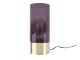 Lampa biurkowa Leitmotiv LAX purple glass, gold plated base