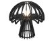 Lampa biurkowa Leitmotiv Traditional Mushroom wood czarny