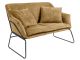 Sofa Leitmotiv Glam corduroy caramel brown