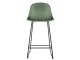 Krzesło barowe Diamond Mesh PP ciemny zielony Leitmotiv