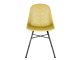 Krzesło Diamond Mesh żółty Leitmotiv