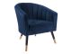 Krzesło Leitmotiv Royal velvet dark blue 
