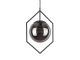 Lampa wiszaca Leitmotiv Diamond Framed szary