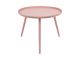 Stolik Leitmotiv Elle low metal rozowy
