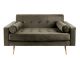 Sofa Leitmotiv Embrace velvet dark taupe 