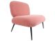 Fotel Puffed velvet faded pink LEITMOTIV