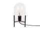 Lampa Biurkowa Glass Bell clear, black frame LEITMOTIV