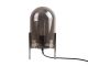 Lampa Biurkowa Glass Bell grey chrome frame LEITMOTIV