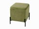 Pouf Snog velvet olive zielony Leitmotiv