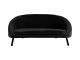 Pet sofa Venue velvet black Leitmotiv