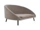 Pet sofa Venue velvet warm grey Leitmotiv