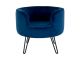 Pet sofa Throne velvet dark blue Leitmotiv