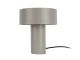 Table lamp Tubo metal matt warm grey Leitmotiv